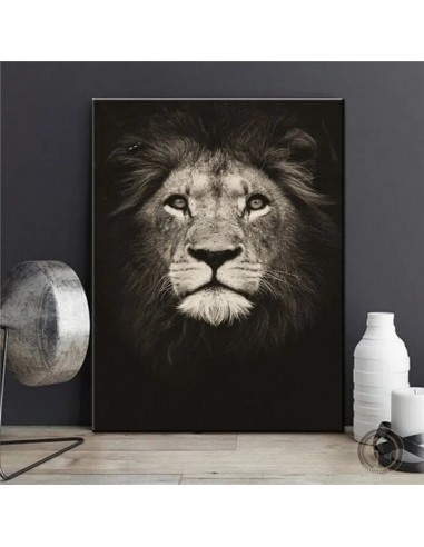 Tableau Peinture  Lion suggérées chez