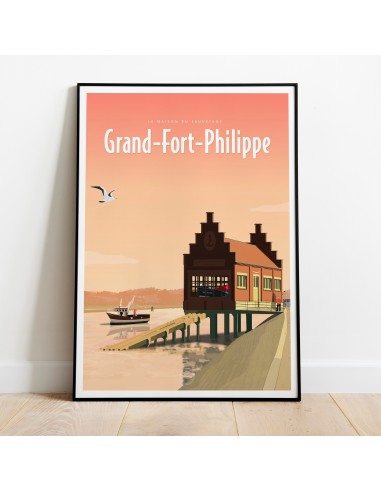 AFFICHE GRAND-FORT-PHILIPPE - LA MAISON DU SAUVETAGE store