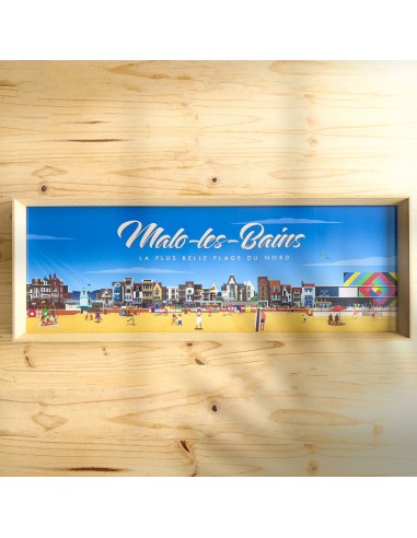 AFFICHE COLLECTOR MALO LES BAINS - LA PLUS BELLE PLAGE DU NORD Par le système avancé 