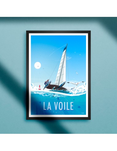 AFFICHE LA VOILE pas cher