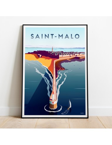 AFFICHE SAINT-MALO la colonne vertébrale