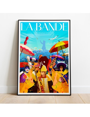 AFFICHE CARNAVAL DE DUNKERQUE - LA BANDE À commander