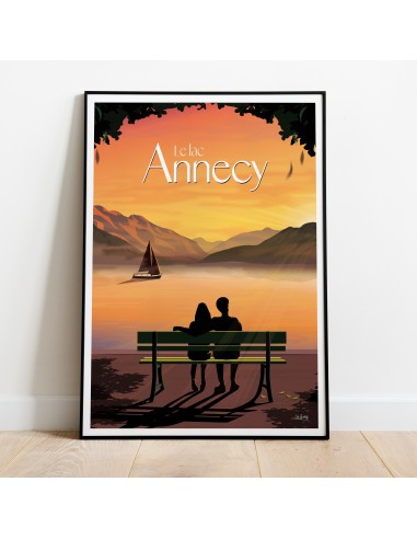 AFFICHE ANNECY - LE LAC de pas cher