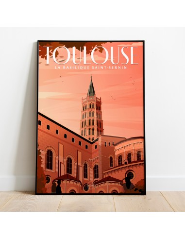 AFFICHE TOULOUSE - BASILIQUE SAINT-SERNIN 2024