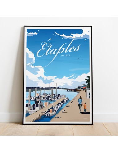 AFFICHE ÉTAPLES-SUR-MER ouvre sa boutique