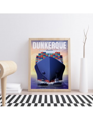 AFFICHE DUNKERQUE - LES REMORQUEURS 2 - 3 jours ouvrés.