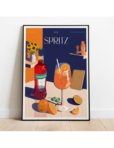 AFFICHE COCKTAIL - SPRITZ le concept de la Pate a emporter 