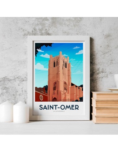 AFFICHE SAINT-OMER - LA CATHÉDRALE En savoir plus