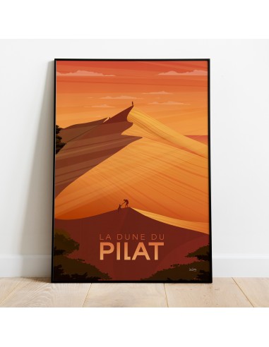 AFFICHE BASSIN D'ARCACHON - LA DUNE DU PILAT français