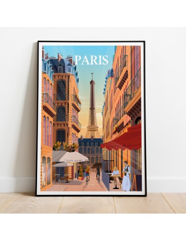 AFFICHE PARIS en linge