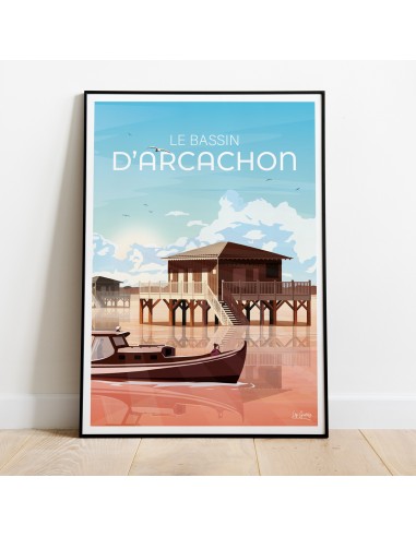 AFFICHE BASSIN D'ARCACHON pas chere