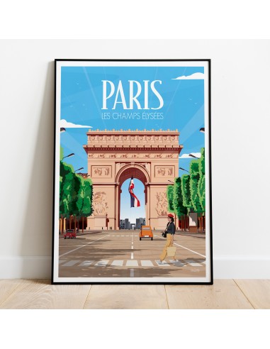 AFFICHE PARIS - ARC DE TRIOMPHE Dans la société mordern