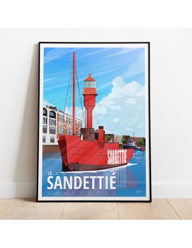 AFFICHE DUNKERQUE - LE SANDETTIÉ Véritable concentré