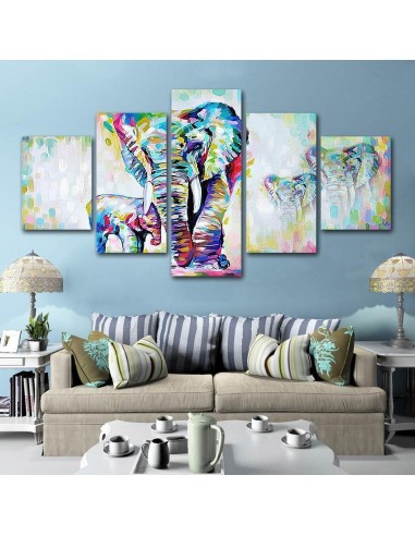 Tableau Éléphant Peinture Acrylique En savoir plus