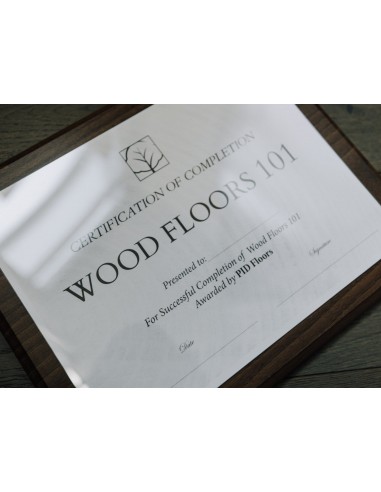 PID Courses: Wood Floors 101 Economisez 