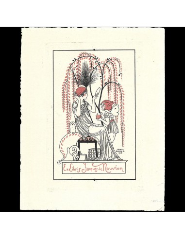 Barbier - Ex-libris de Jacques de Nouvion par George Barbier (1913) commande en ligne