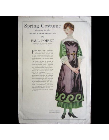 Poiret - Spring Costume (1916) pas cher 