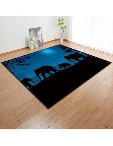 Tapis Éléphant Bébé Suiveur en linge