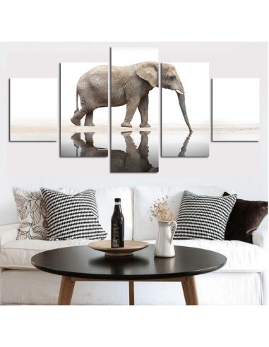 Tableau Éléphant Animal Gris commande en ligne